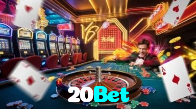 20Bet casino presented on mobile device in Pakistan with slots and live games