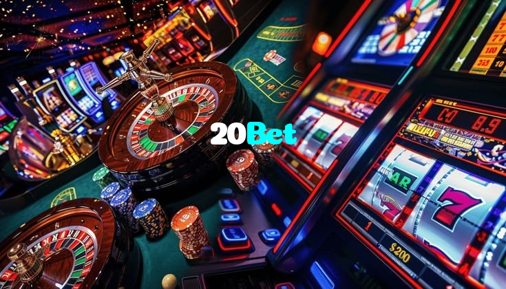 20Bet casino presented on mobile device in Pakistan with slots and live games